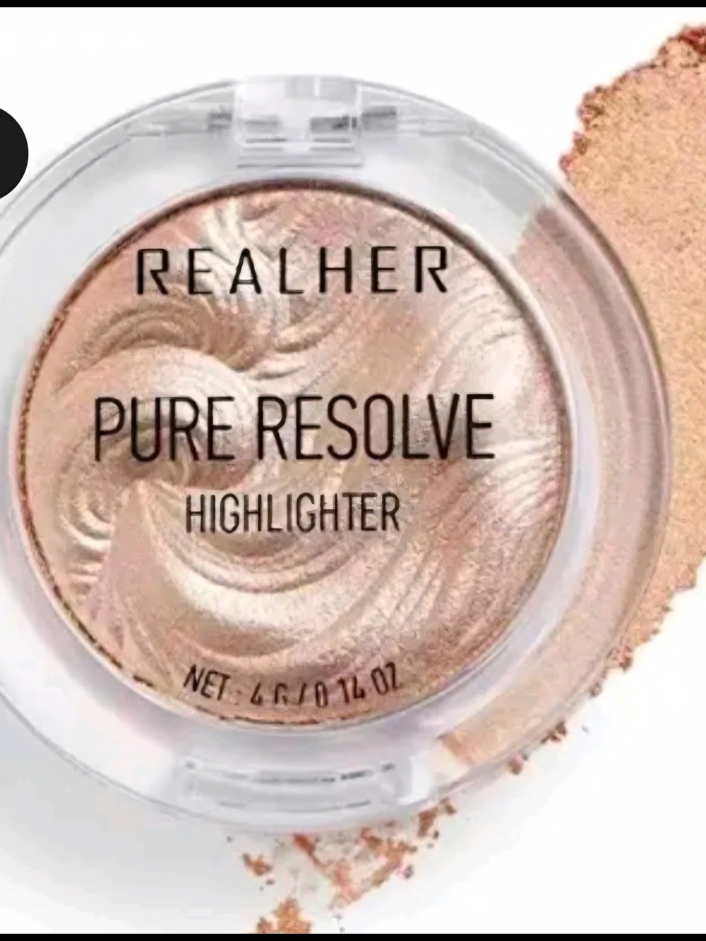 RealHer Pure Resolve Highlighter - Champagne Beige Shimmer